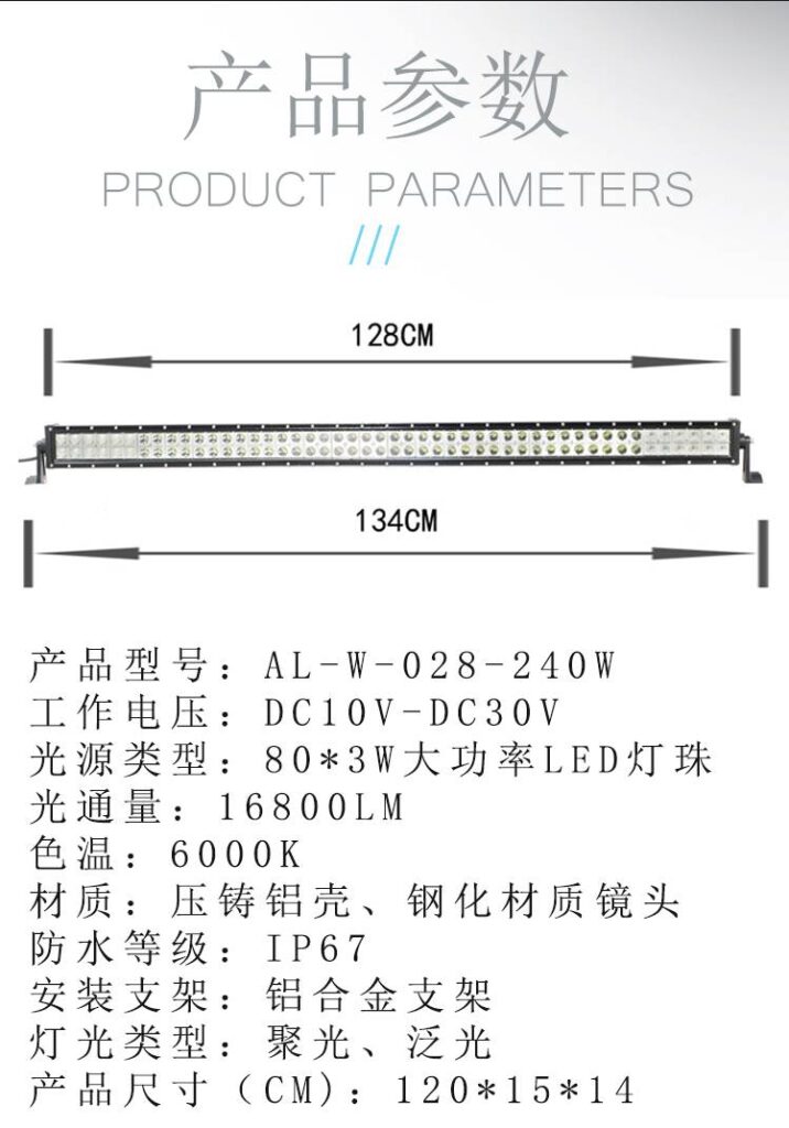 AL-W-028-240W 工作灯详情页2